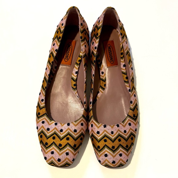 Missoni Shoes - Missoni Zig Zag Chevron Polka Dot Flat Size 8.5